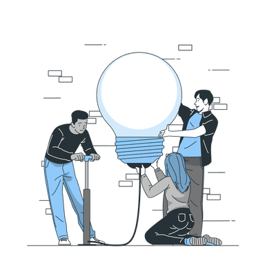 Codewithumar team collaboration illustration